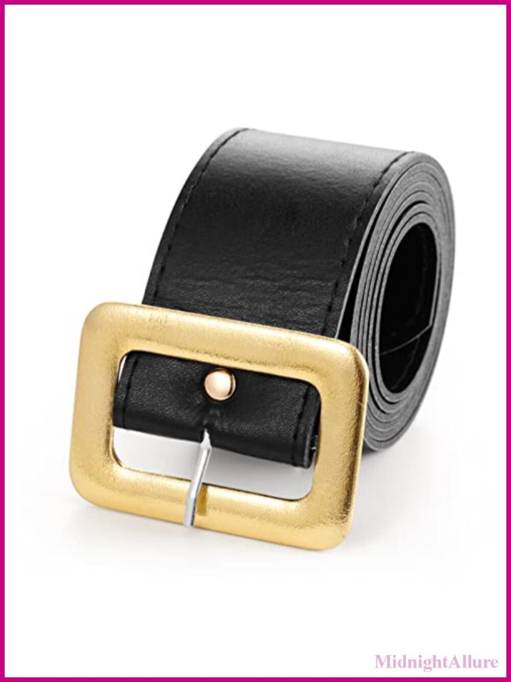 Santa Claus Pirate Belt with Gold Buckle Costume Accessory